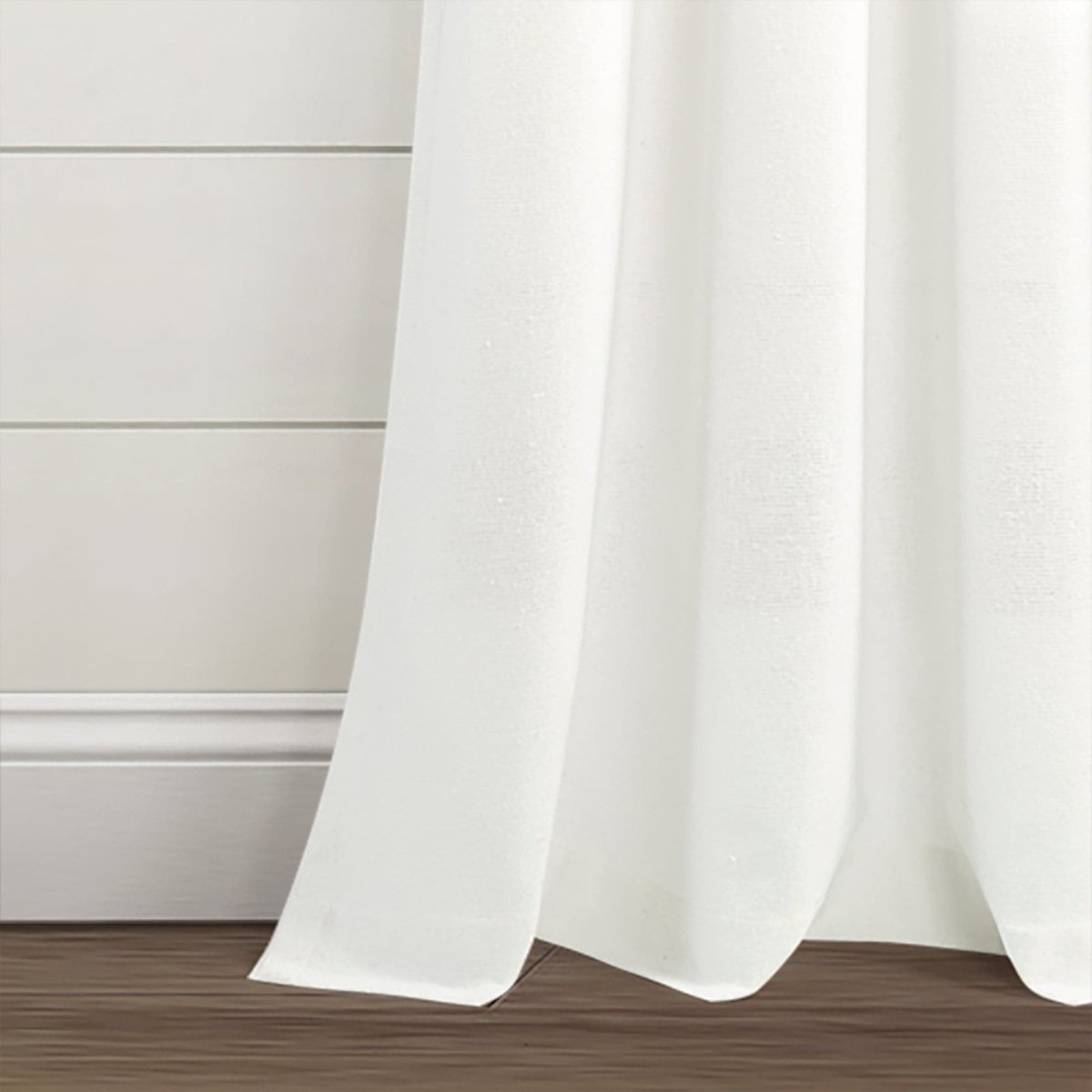 Farmhouse Boho Stripe Woven Tassel Yarn Dyed Recycled Cotton Blend Window Curtain Panel Sets