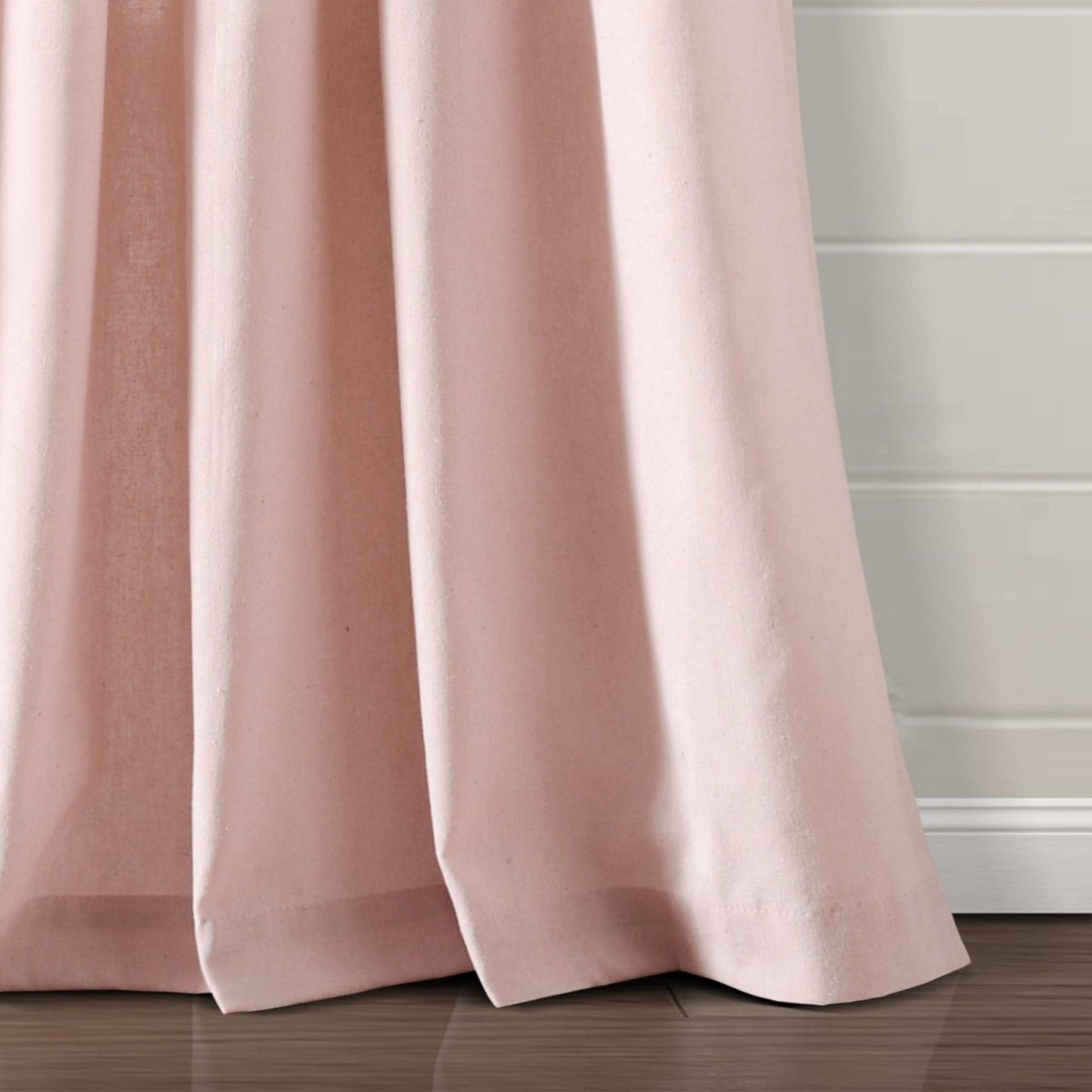Boho Pom Pom Tassel Faux Linen Window Curtain Panels