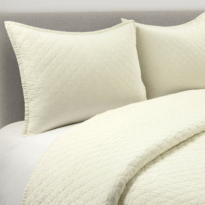 Belgian Flax Linen Rich Cotton Blend Quilt Sets - 4 Colors