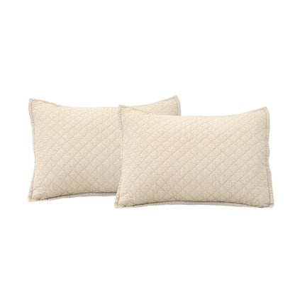 Belgian Flax Linen Rich Cotton Blend Quilt Sets - 4 Colors