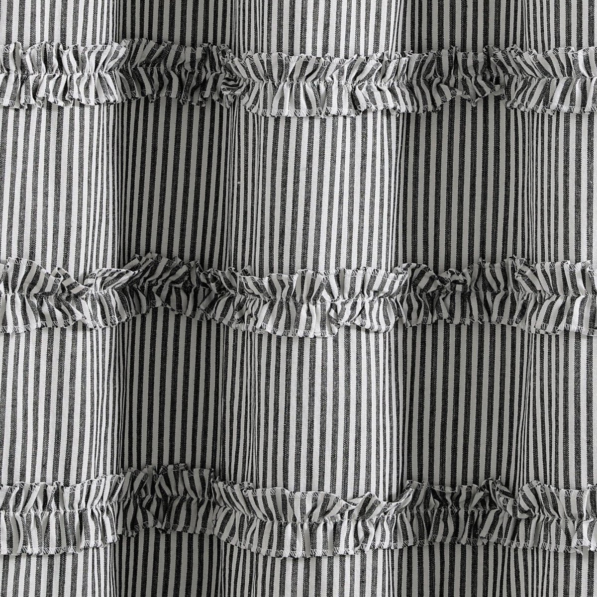 Vintage Stripe Yarn Dyed Shower Curtain