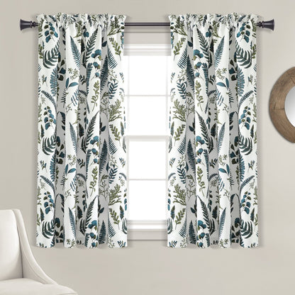 Devonia Light Filtering Window Curtain Panel Sets - 5 Colors