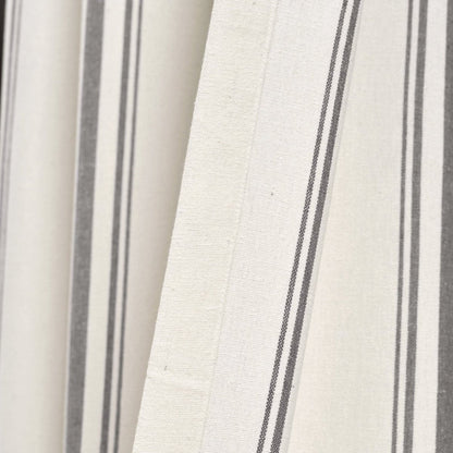 Farmhouse Stripe Yarn Dyed Curtain Panel Sets in Multiple Colors and Sizes