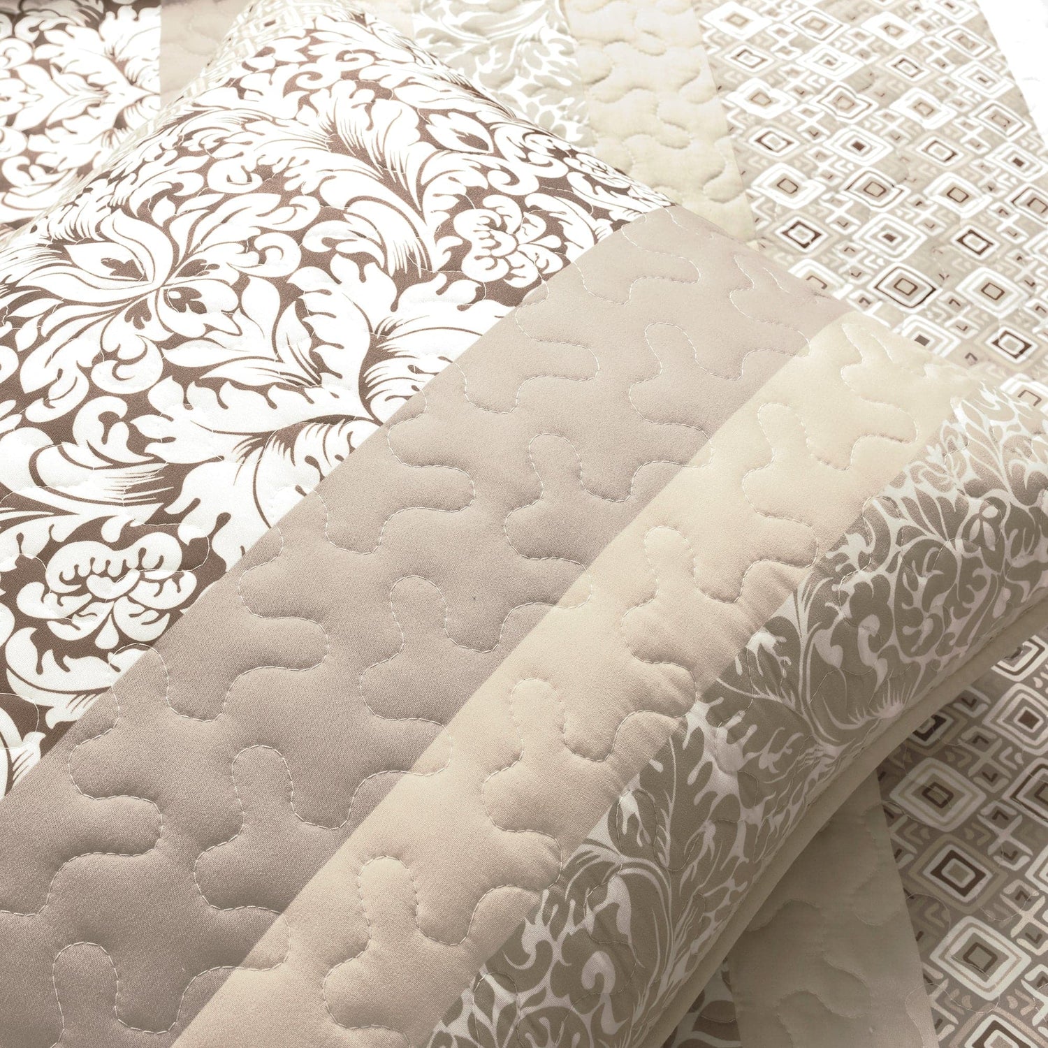Boho Stripe Quilt Set