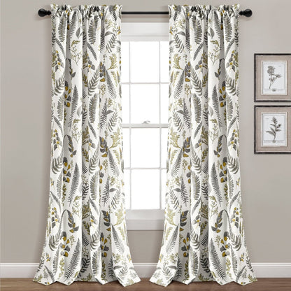 Devonia Light Filtering Window Curtain Panel Sets - 5 Colors