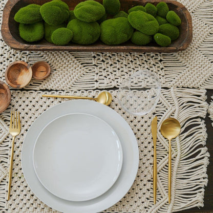 Boho Macrame Indoor/Outdoor Placemat 2-Pack Set