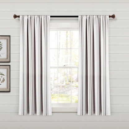 Farmhouse Stripe Yarn Dyed Curtain Panel Sets in Multiple Colors and Sizes