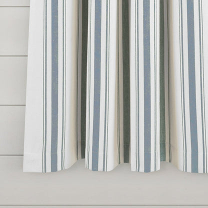 Farmhouse Stripe Yarn Dyed Curtain Panel Sets in Multiple Colors and Sizes
