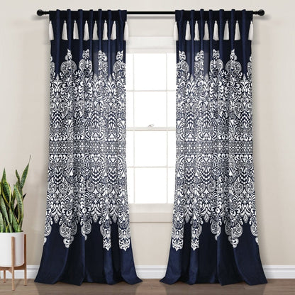 Boho Medallion Window Curtain Panel Sets