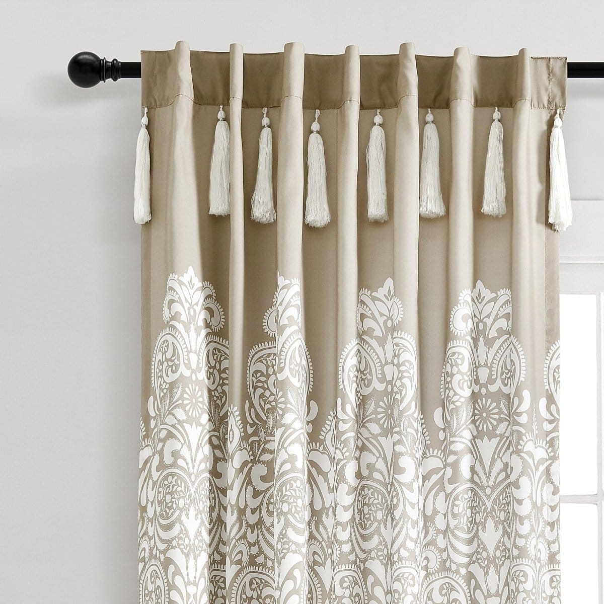 Boho Medallion Window Curtain Panel Sets