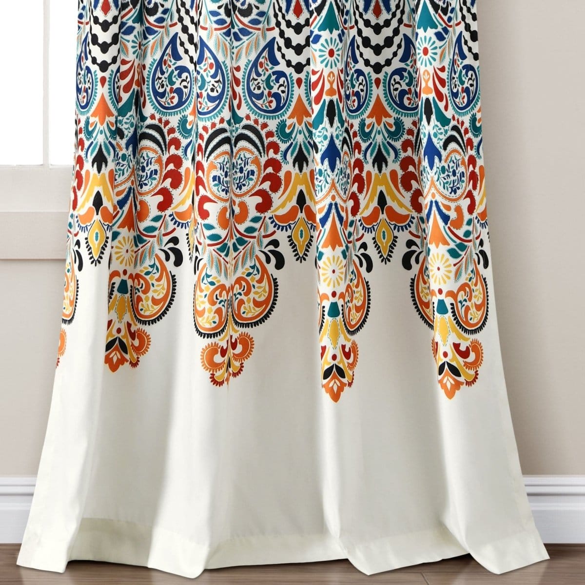 Boho Medallion Window Curtain Panel Sets