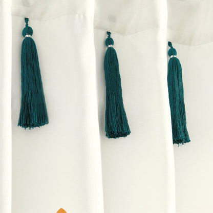 Boho Medallion Window Curtain Panel Sets