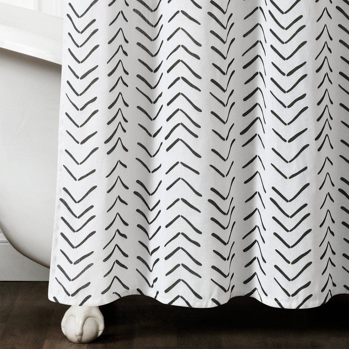Hygge Modern Arrow Shower Curtain