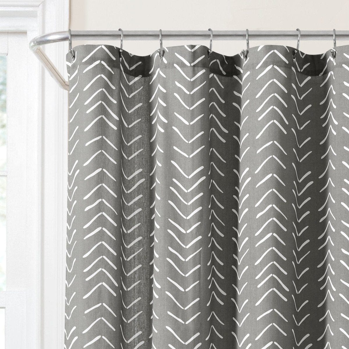 Hygge Modern Arrow Shower Curtain