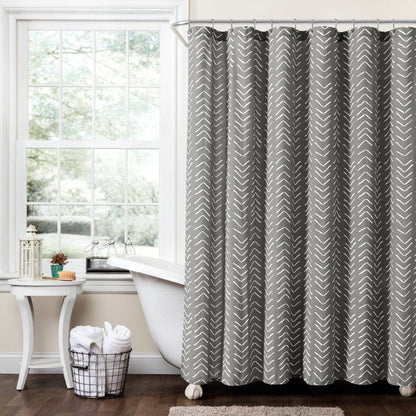 Hygge Modern Arrow Shower Curtain