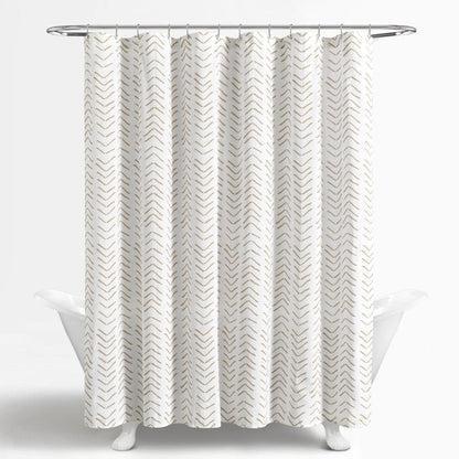 Hygge Modern Arrow Shower Curtain