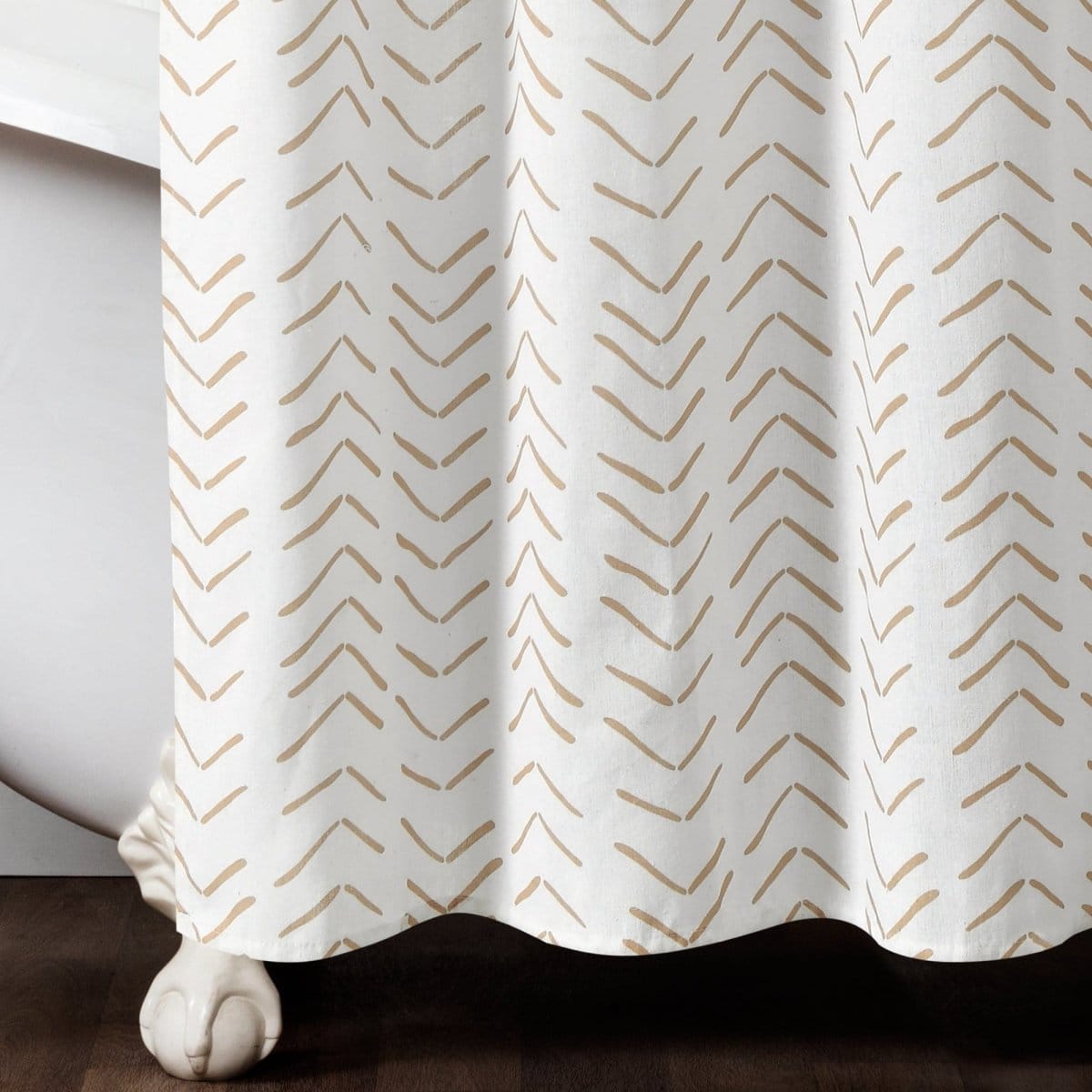 Hygge Modern Arrow Shower Curtain