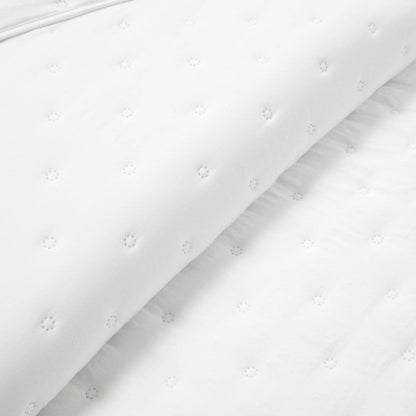 Reyna Ruffle Reversible Oversized 3 Piece Quilt Set