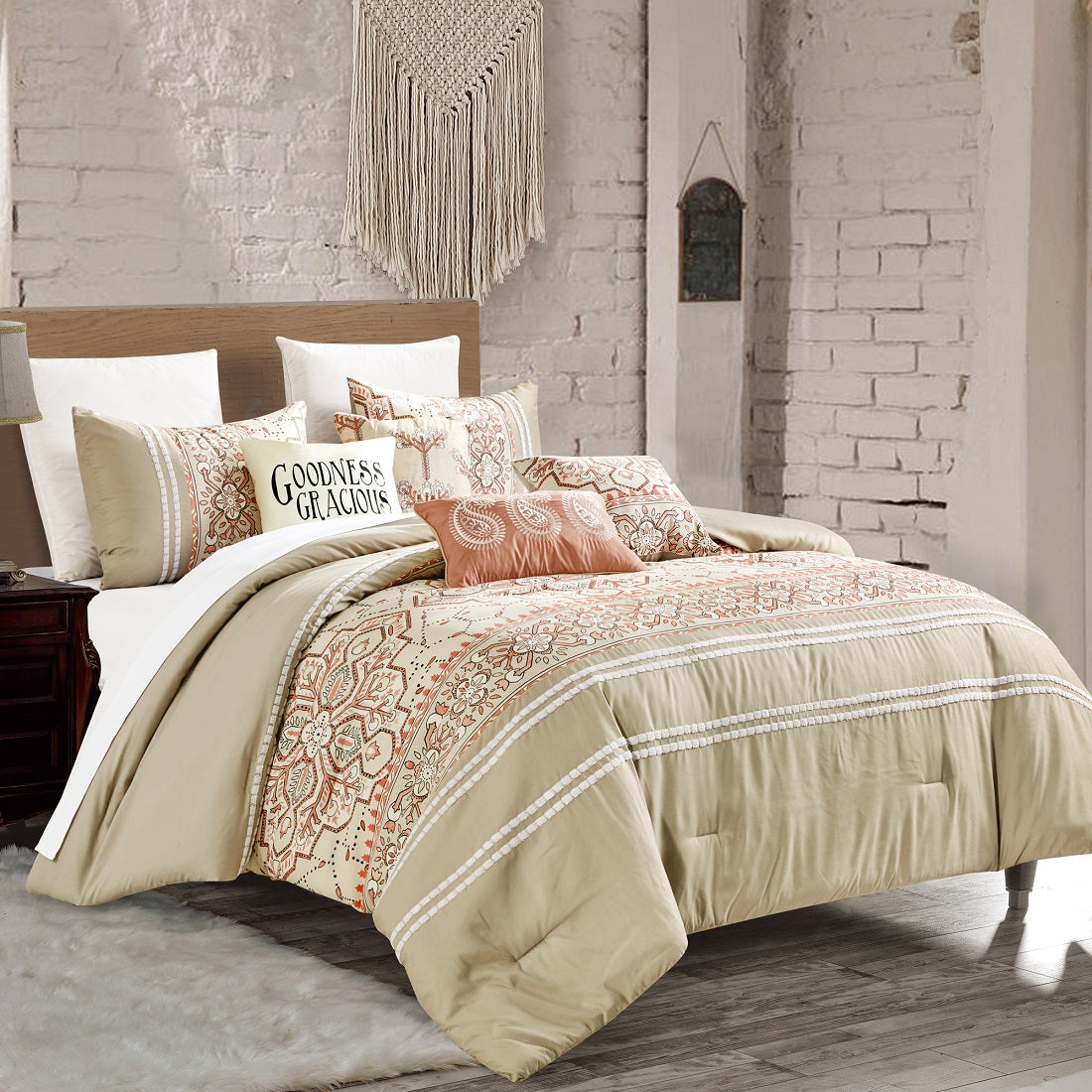 Zuna 7 Pc Comforter Set