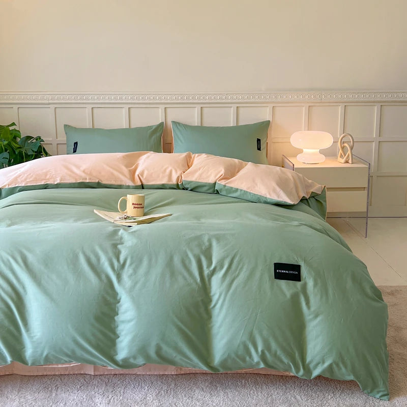 2-Toned Reversible Bedding Sets - Multiple Colors and Sizes