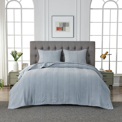 Stonewashed Cotton Quilt Sets
