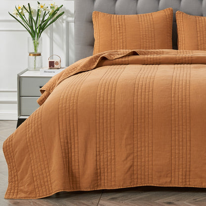Stonewashed Cotton Quilt Sets