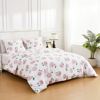 Hydrangea Printed Duvet Set