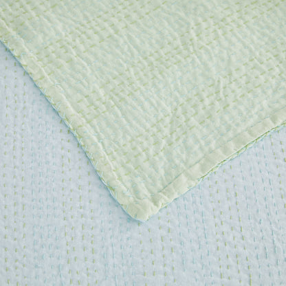 Hand Stitched Reversible Kantha Coverlets