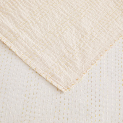 Hand Stitched Reversible Kantha Throws