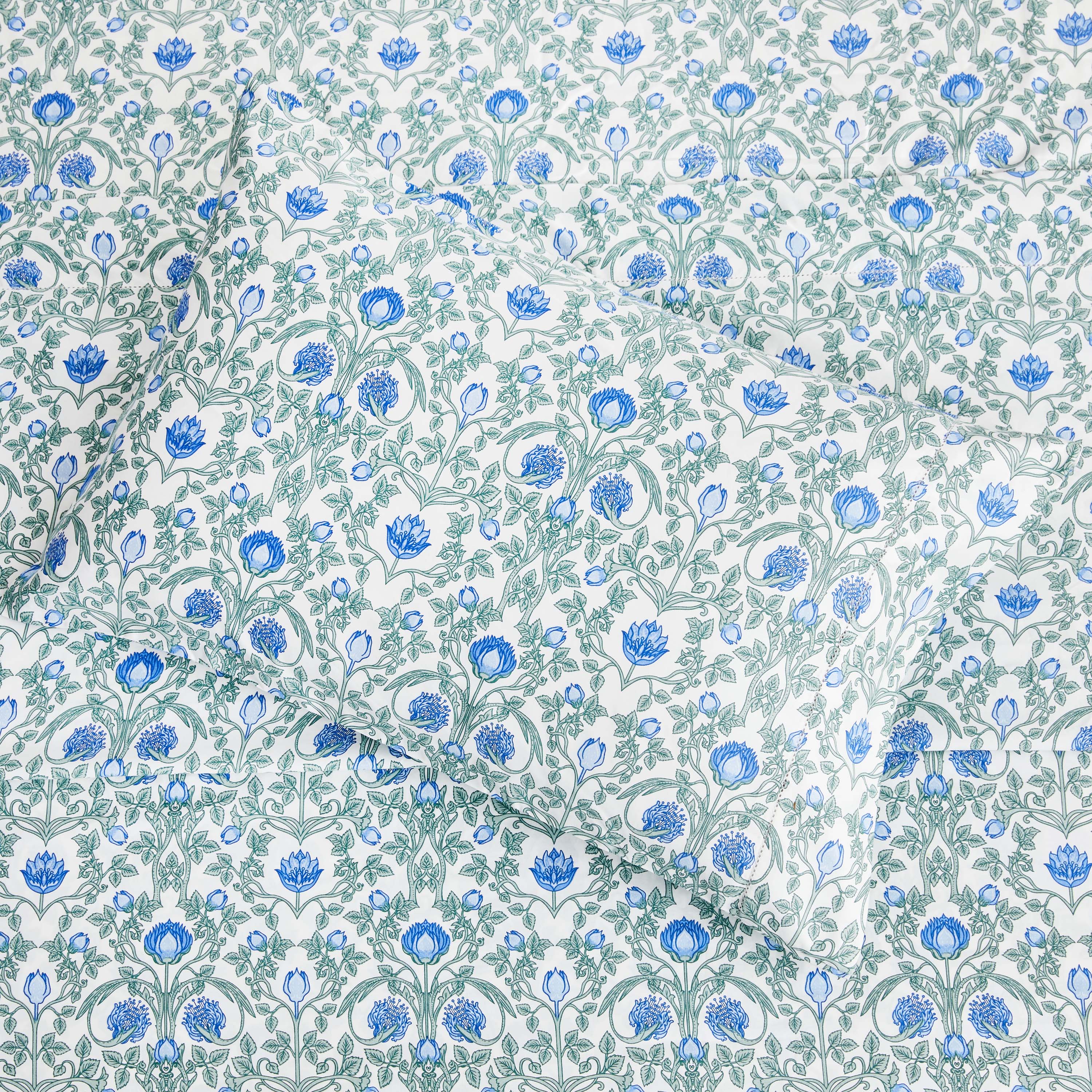 Arts &amp; Crafts Floral Printed Pillowcase Pair