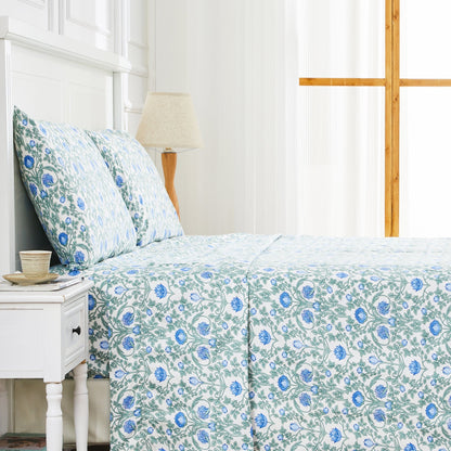 Arts &amp; Crafts Floral Printed Pillowcase Pair