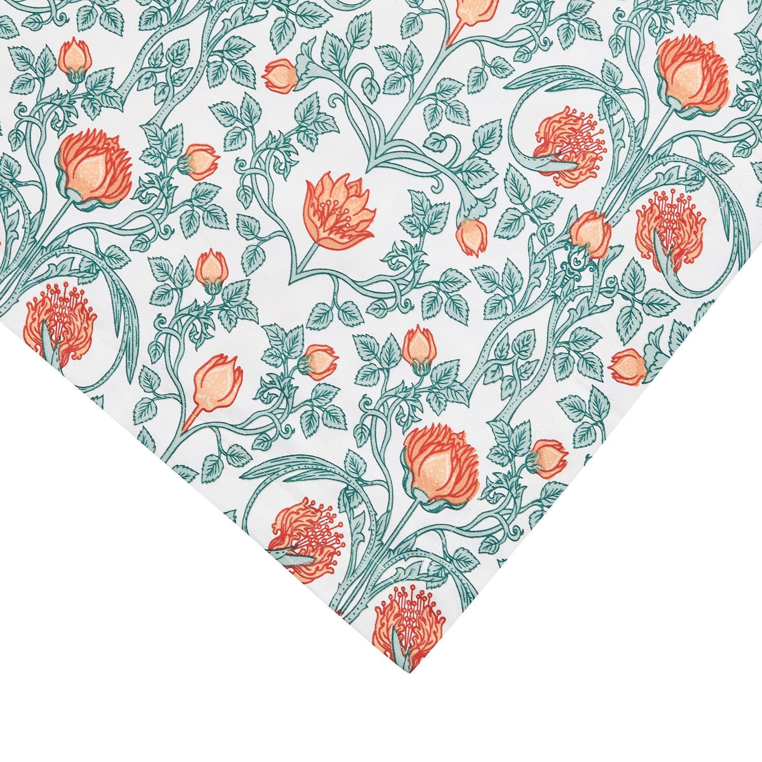 Arts &amp; Crafts Floral Printed Duvet Set