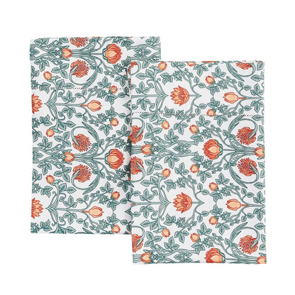 Arts &amp; Crafts Floral Printed Pillowcase Pair