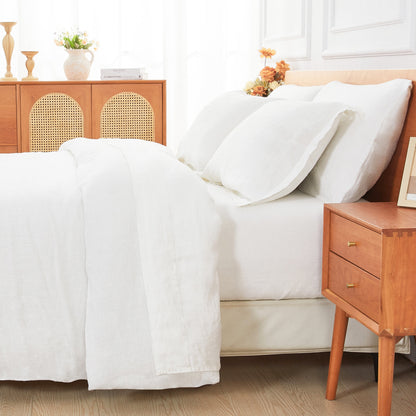 100% Linen Duvet Cover Set