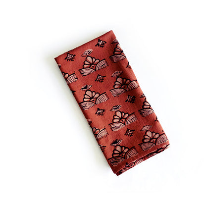 Handmade Block Printed Cotton Napkins (Set of 4) - Topha