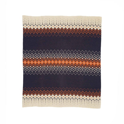 Vintage Icelandic - Cotton Sustainable Knit Throw Blanket