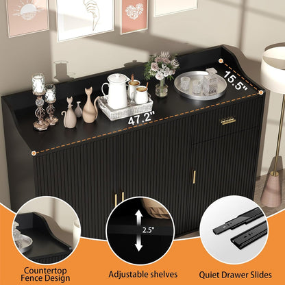 Black Sideboard Cabinet