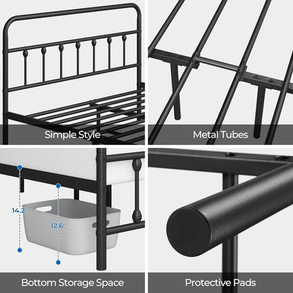 Queen Size Metal Platform Bed Frame