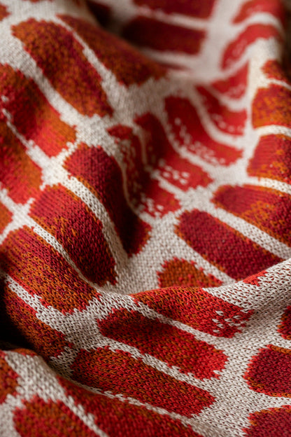 Watercolor by Kelly Harris Smith - Cotton Sustainable Knit Patterned Throw Blanket