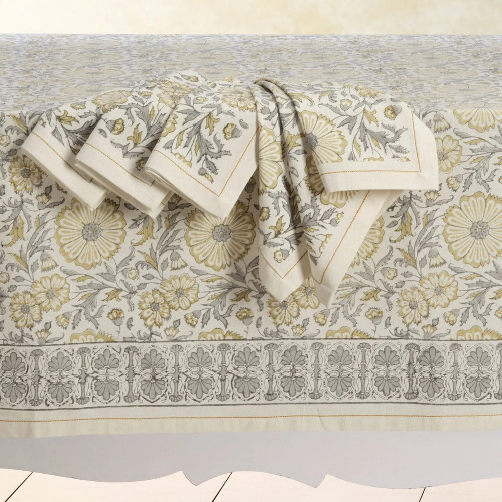 Hand Block Printed Cotton Napkins - Set of 4