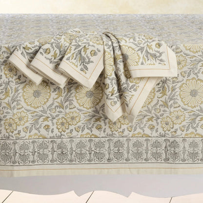 Hand Block Printed Cotton Napkins - Set of 4