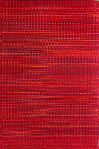 Mixed Red Outdoor Mat
