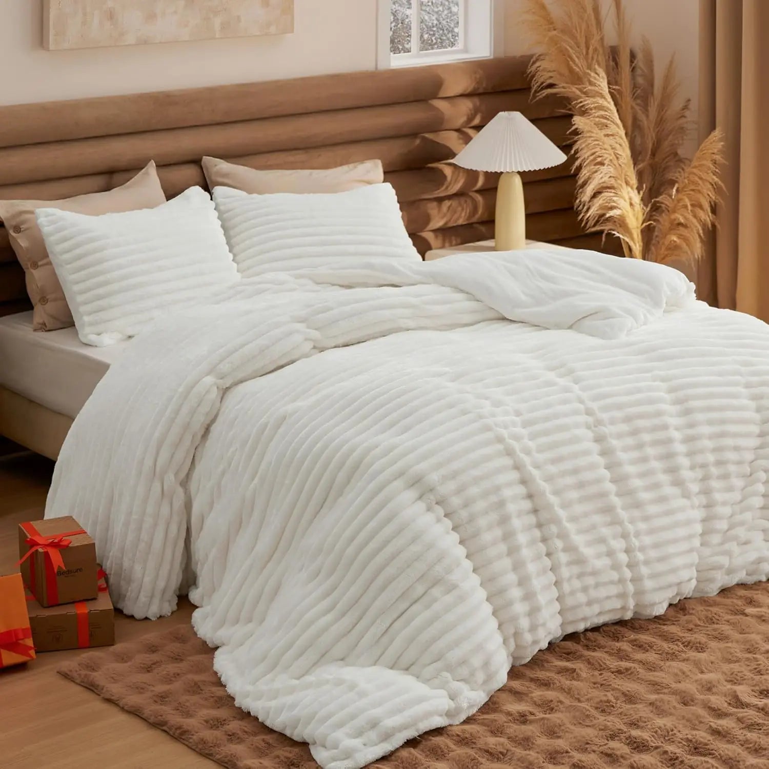 Ultra Soft Flannel Duvet Set - queen