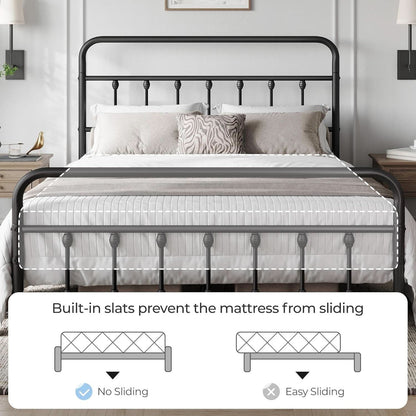 Queen Size Metal Platform Bed Frame
