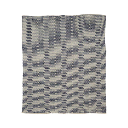 Sand Stone - Cotton Sustainable Knit Striped Throw Blanket