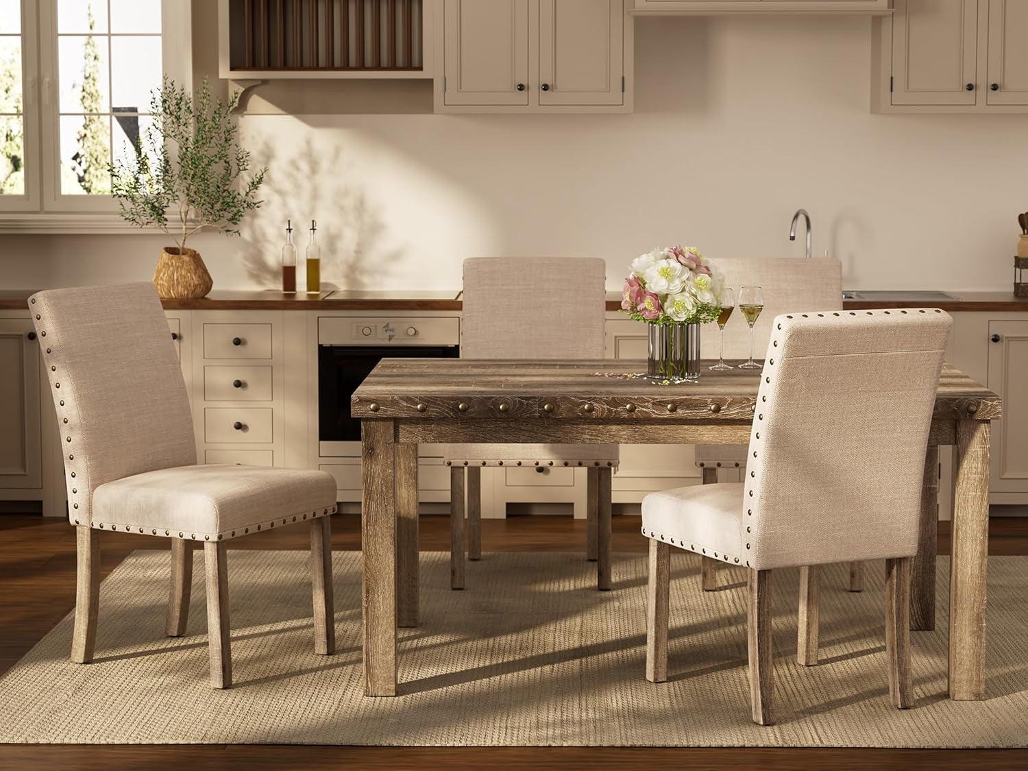 Rustic Dining Set For 6