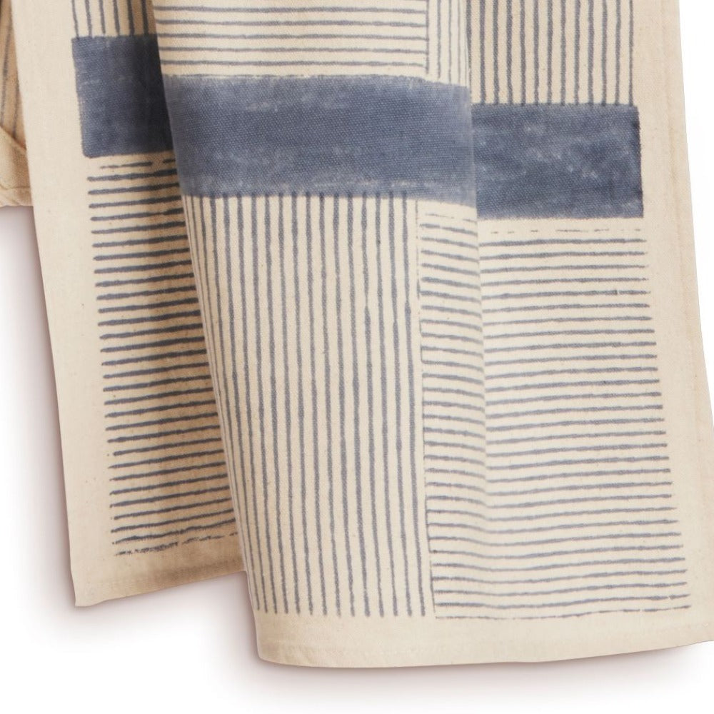 Hand Block Printed Kitchen Towels - Set of 2