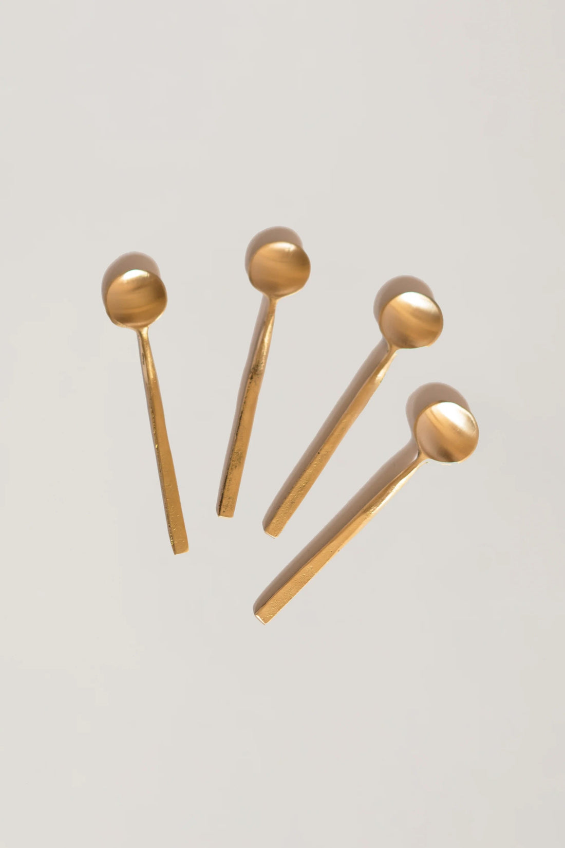 S/4 Wabi Brass Coffee Spoons