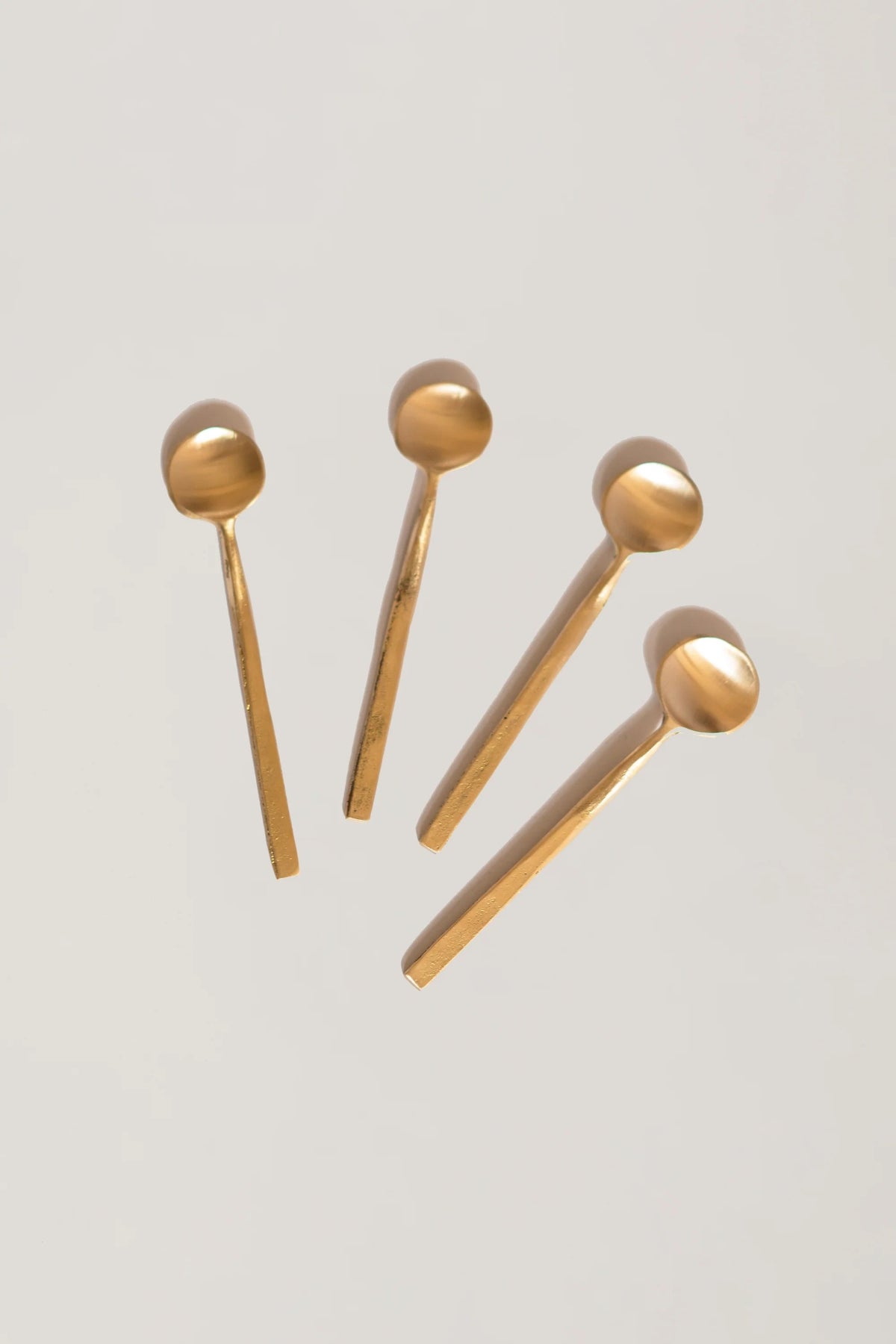 S/4 Wabi Brass Coffee Spoons