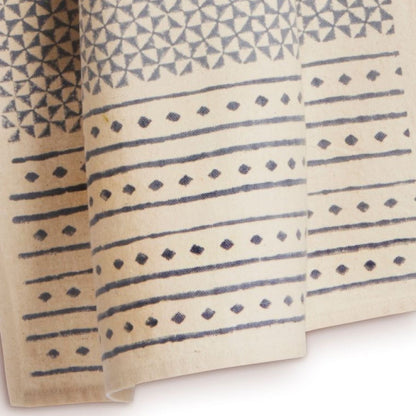 Hand Block Printed Kitchen Towels - Set of 2